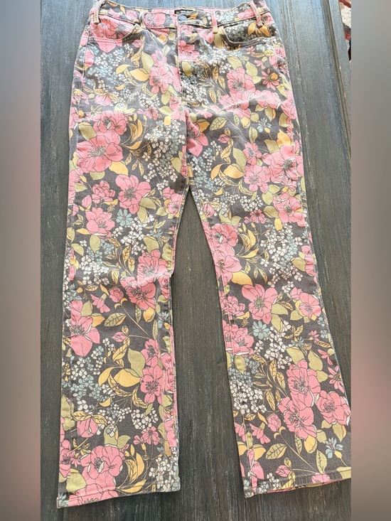 MOTHER Denim - MOTHER the hustler ankle jeans cats and dogs —bountiful floral jeans